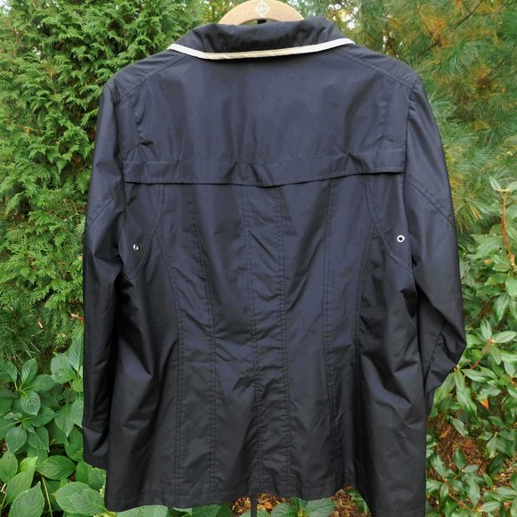 Susan Graver Stylish Weather Resistant Zip-front Jacket - Picture 3 of 3